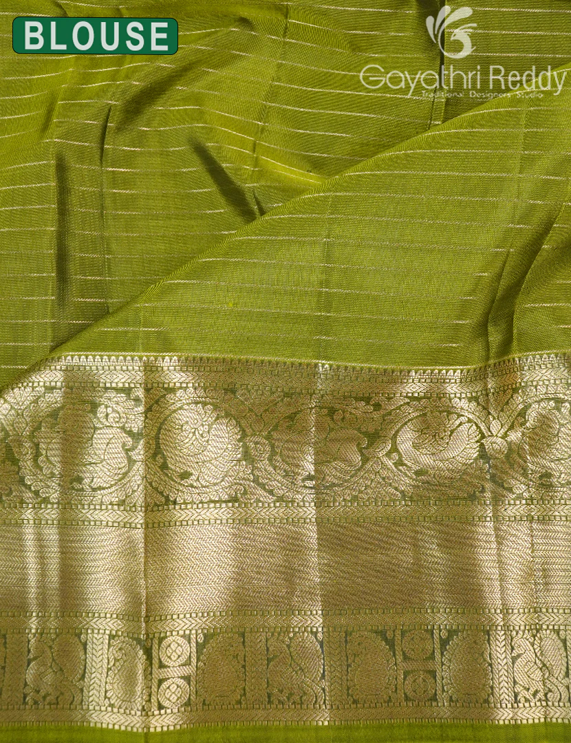 PURE KANCHI VINTAGE SAREE-PKV407 - Image 3