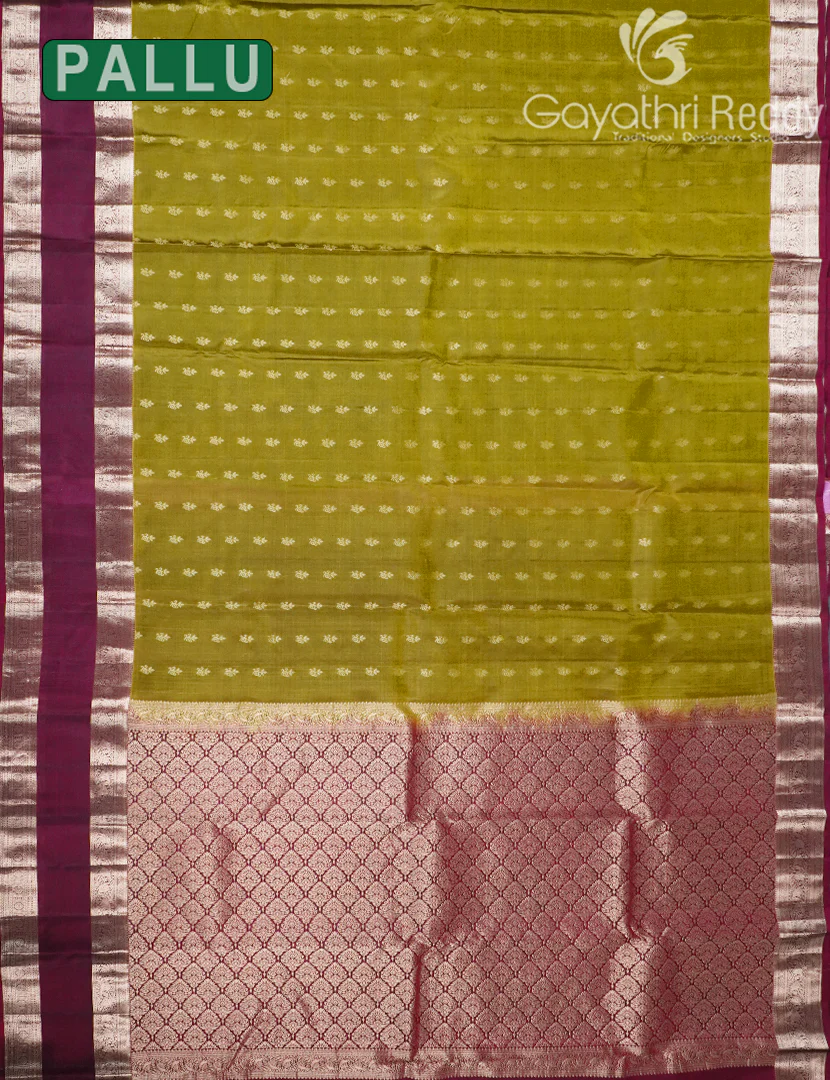 PURE KANCHI VINTAGE SAREE-PKV411 - Image 2