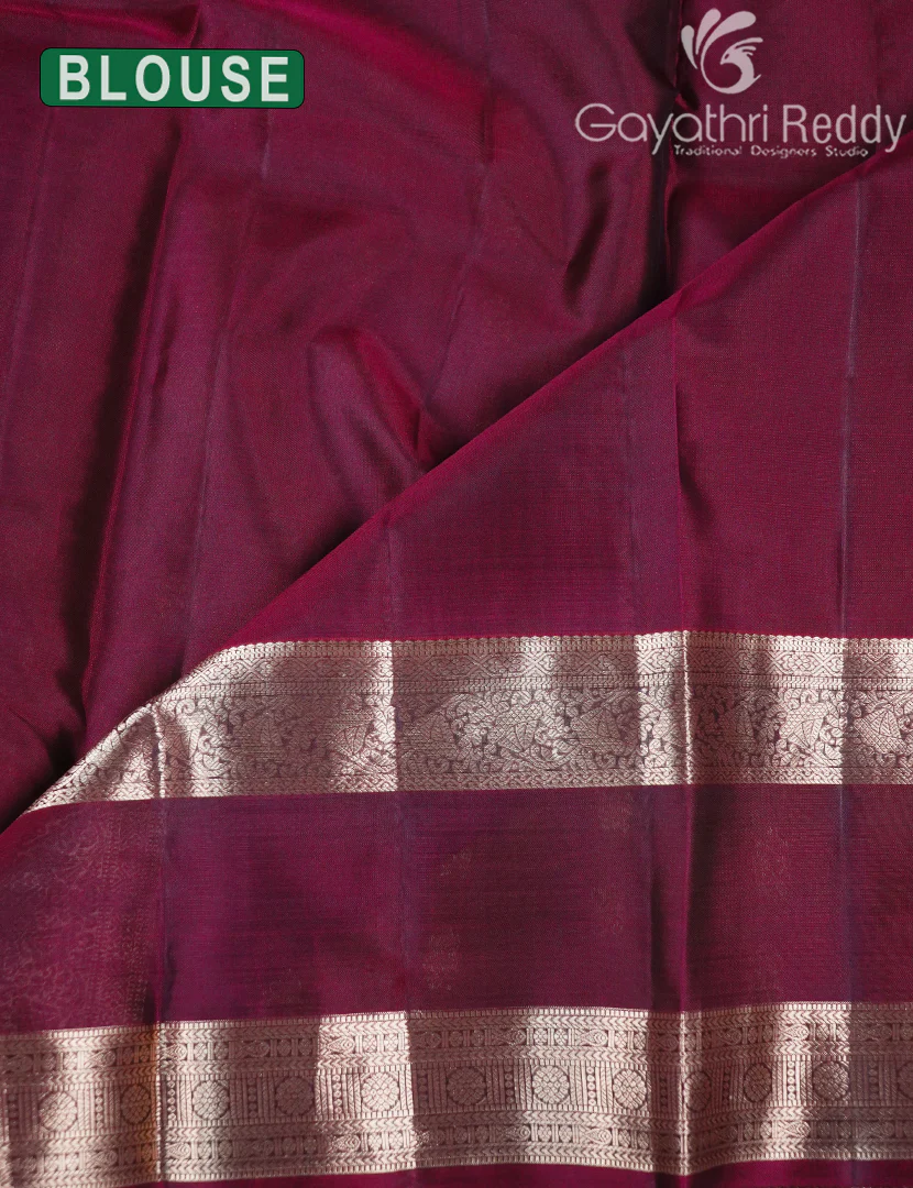 PURE KANCHI VINTAGE SAREE-PKV411 - Image 3