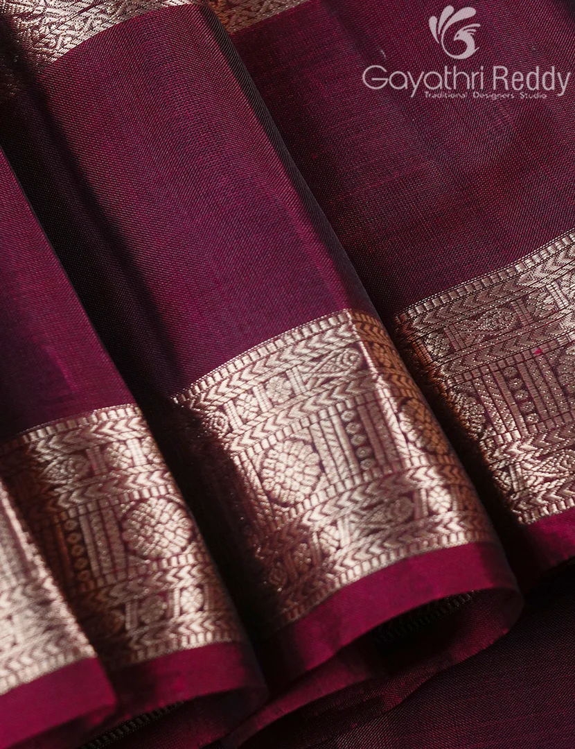 PURE KANCHI VINTAGE SAREE-PKV411 - Image 4