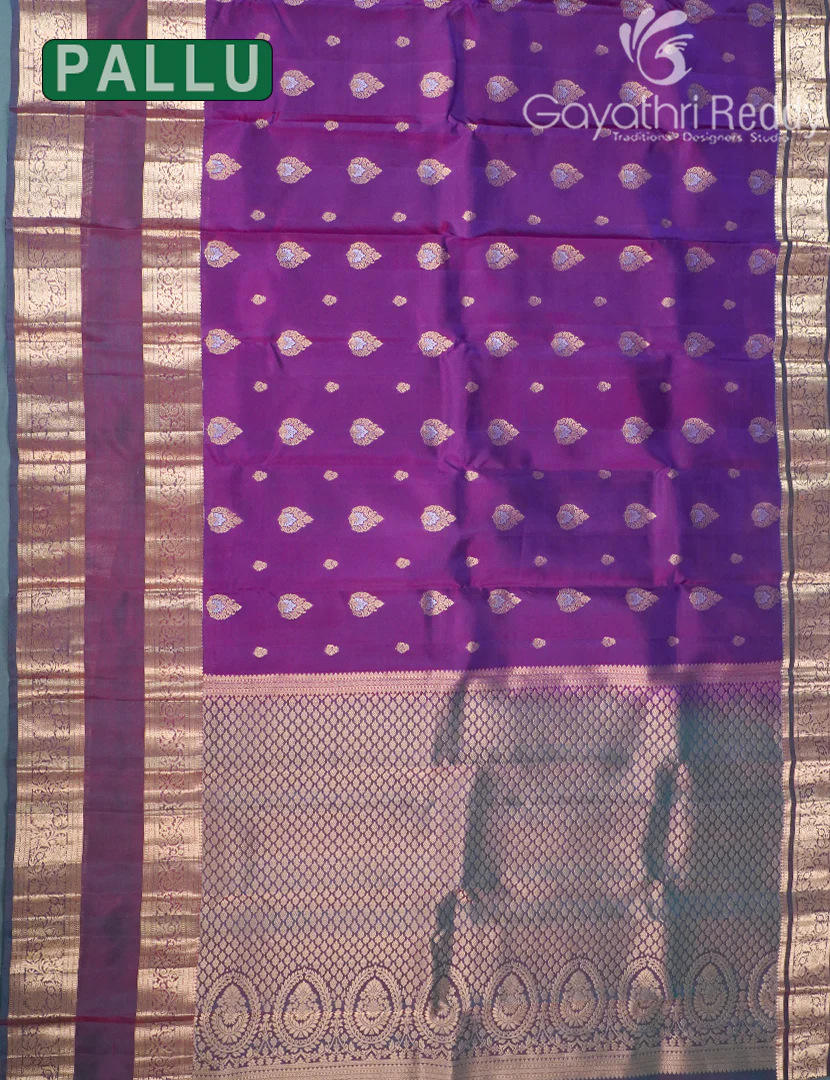 PURE KANCHI VINTAGE SAREE-PKV414 - Image 2