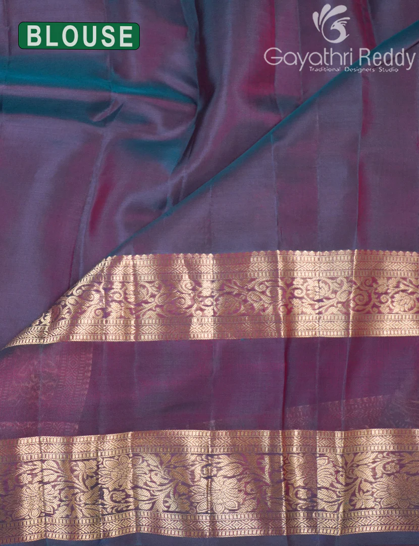 PURE KANCHI VINTAGE SAREE-PKV414 - Image 3