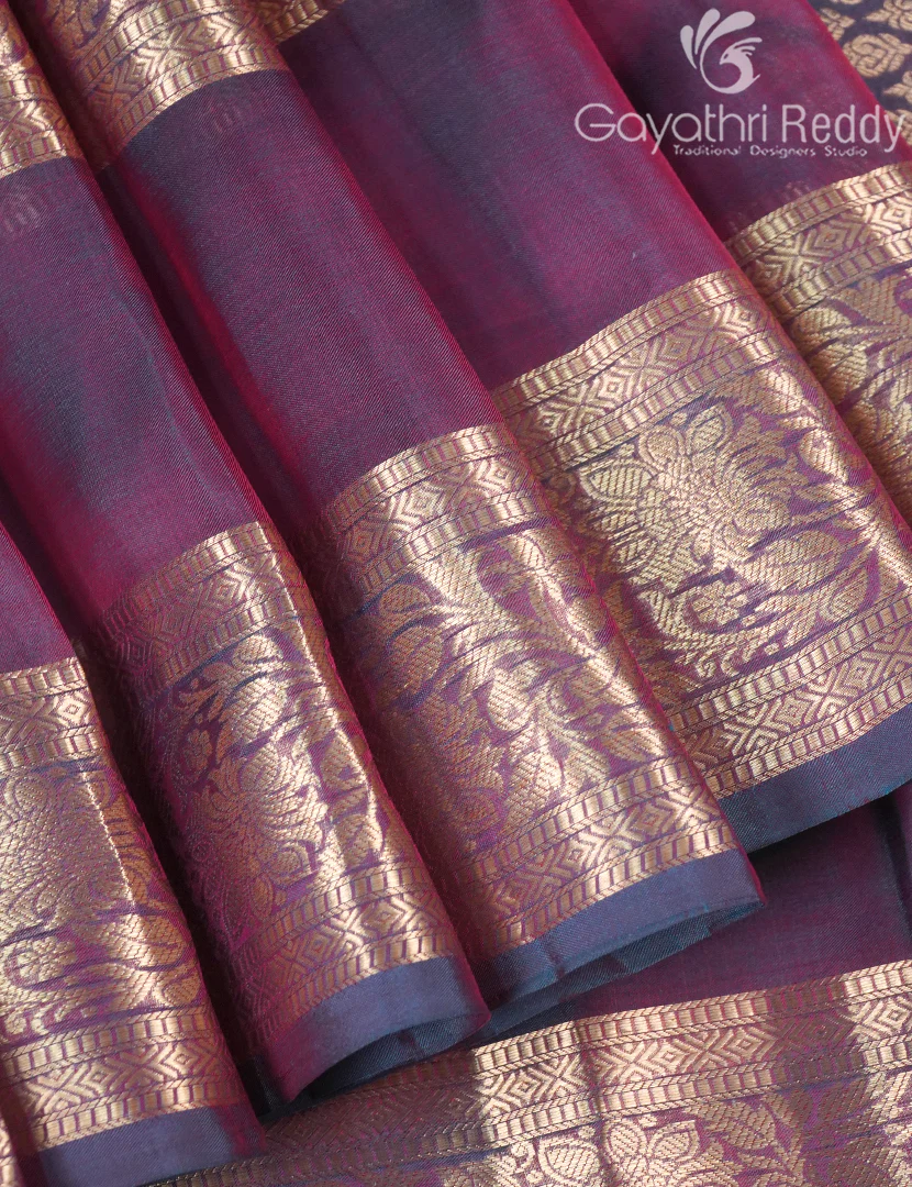 PURE KANCHI VINTAGE SAREE-PKV414 - Image 4