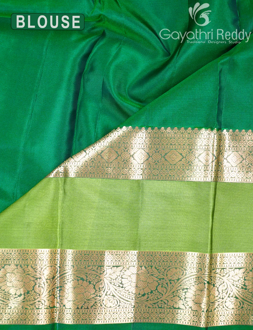 PURE KANCHI VINTAGE SAREE-PKV424 - Image 3