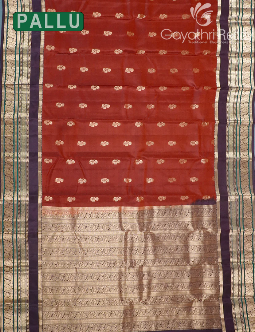 PURE KANCHI VINTAGE SAREE-PKV425 - Image 2