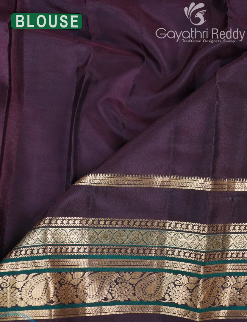 PURE KANCHI VINTAGE SAREE-PKV425 - Image 3
