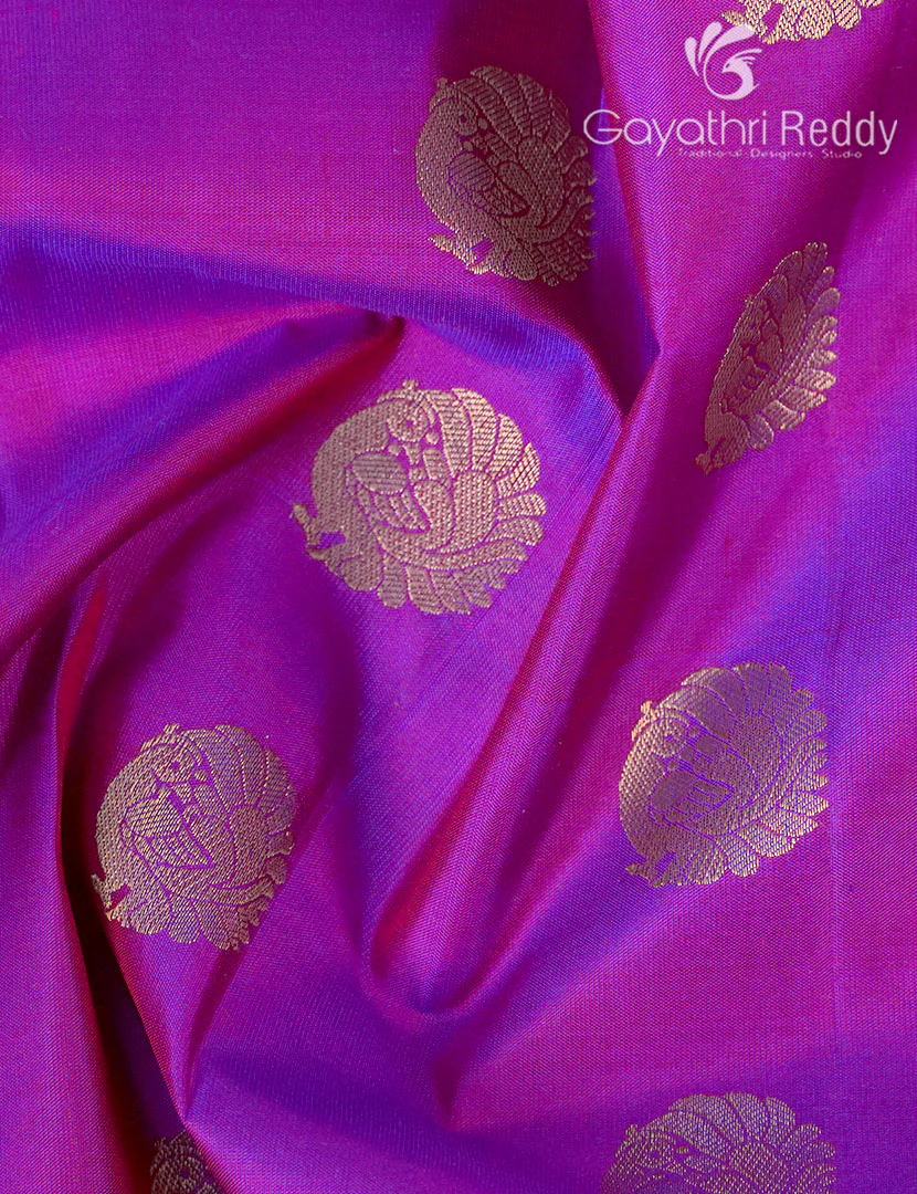 PURE KANCHI VINTAGE SAREE-PKV491 - Image 5