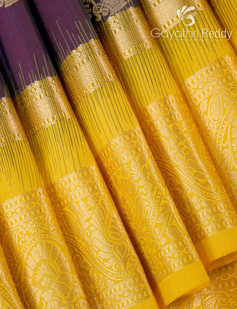 PURE KANCHI VINTAGE SAREE-PKV494 - Image 4