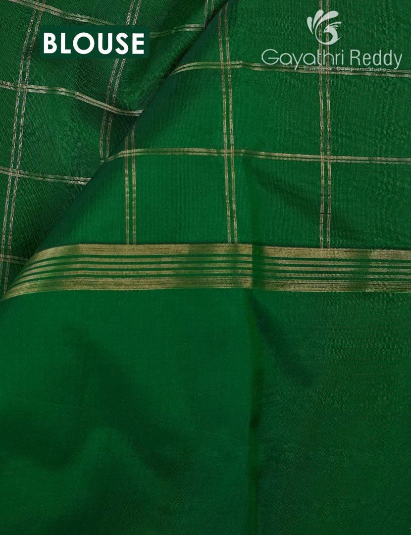 PURE KANCHI VINTAGE SAREE-PKV518 - Image 3
