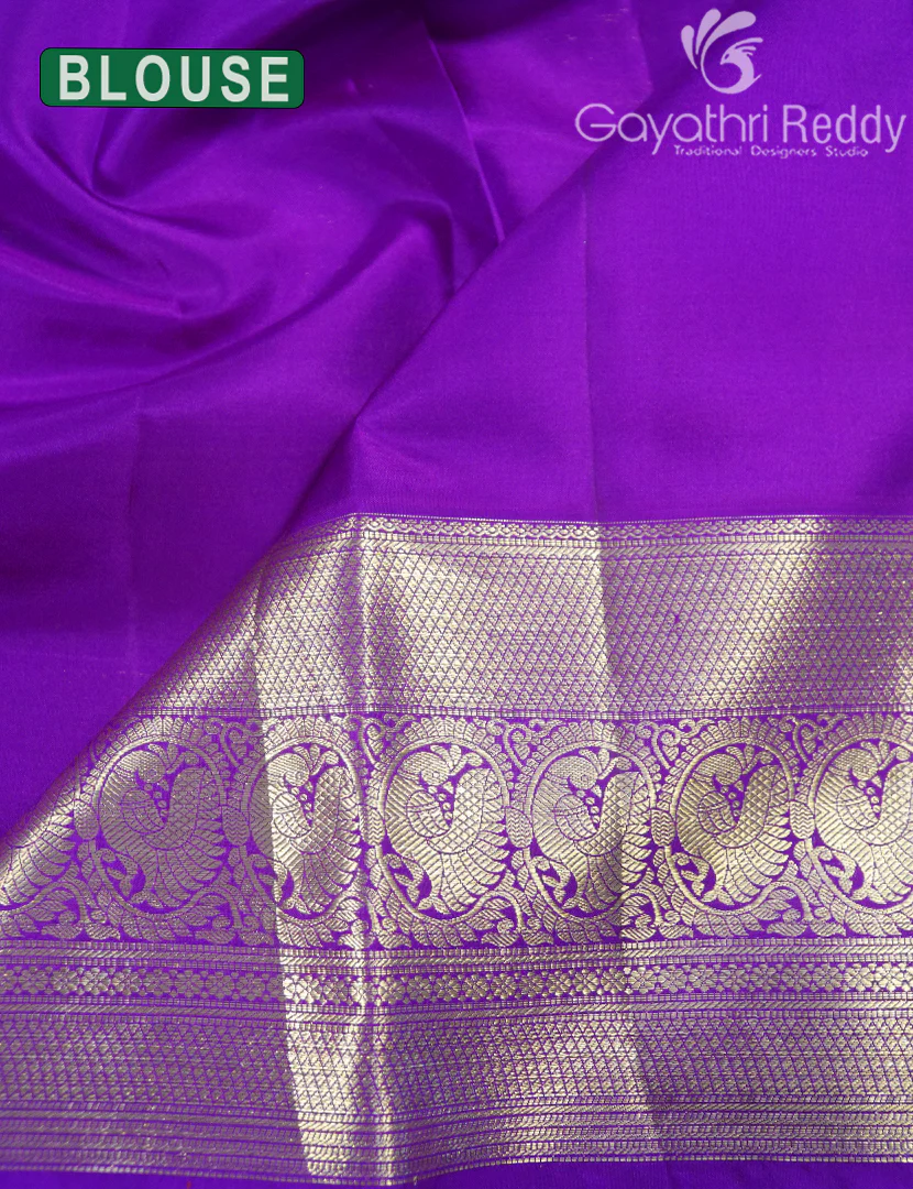 PURE KANCHI VINTAGE SAREE-PKV520 - Image 3