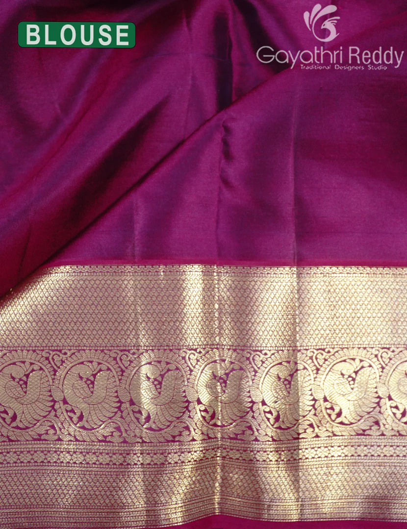 PURE KANCHI VINTAGE SAREE-PKV522 - Image 3