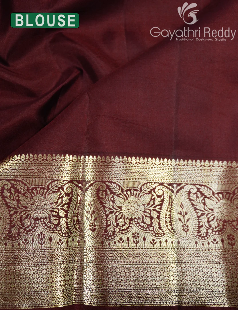 PURE KANCHI VINTAGE SAREE-PKV525 - Image 3