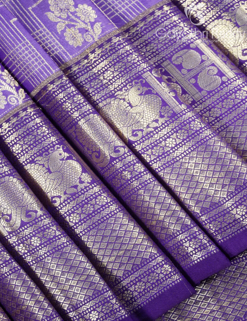PURE KANCHI VINTAGE SAREE-PKV526 - Image 4