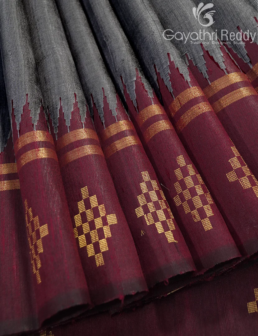 PURE KHADI PATTU SAREE-KHP1225 - Image 5