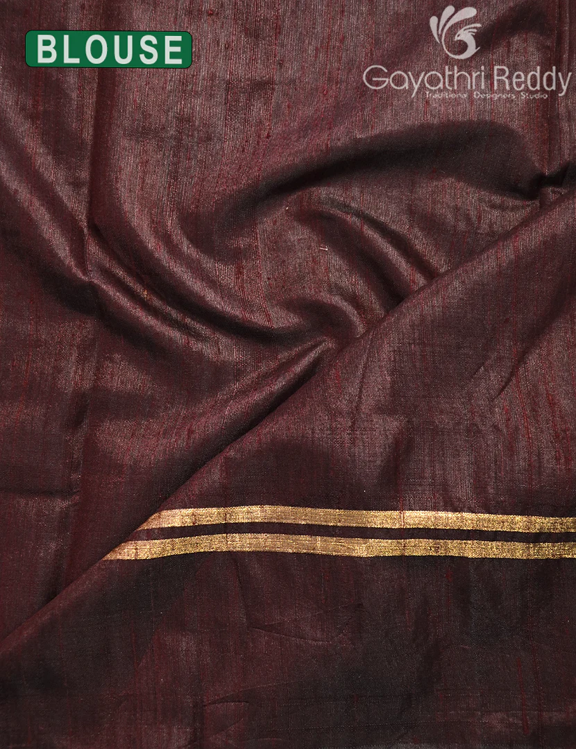 PURE KHADI PATTU SAREE-KHP1247 - Image 3