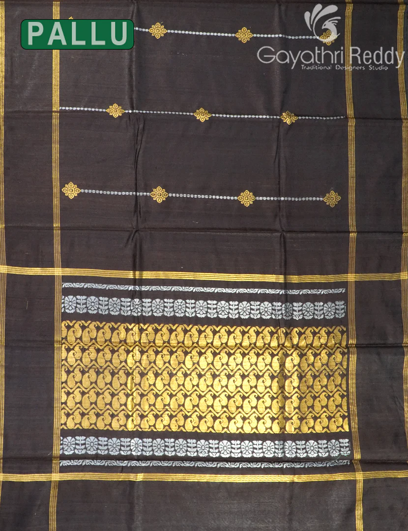 PURE KHADI PATTU SAREE-KHP1277 - Image 2