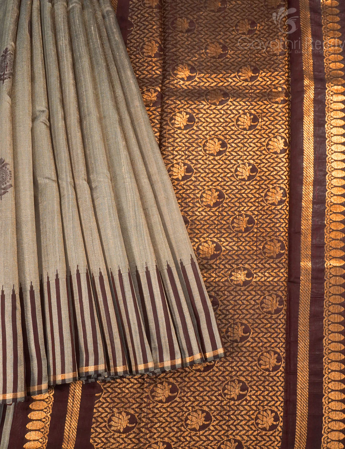 PURE KHADI PATTU SAREE-KHP1303 - Image 2