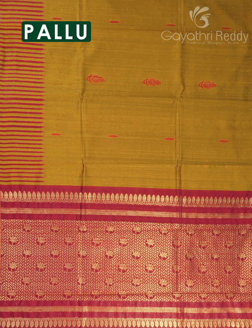 PURE KHADI PATTU SAREE-KHP1309 - Image 2