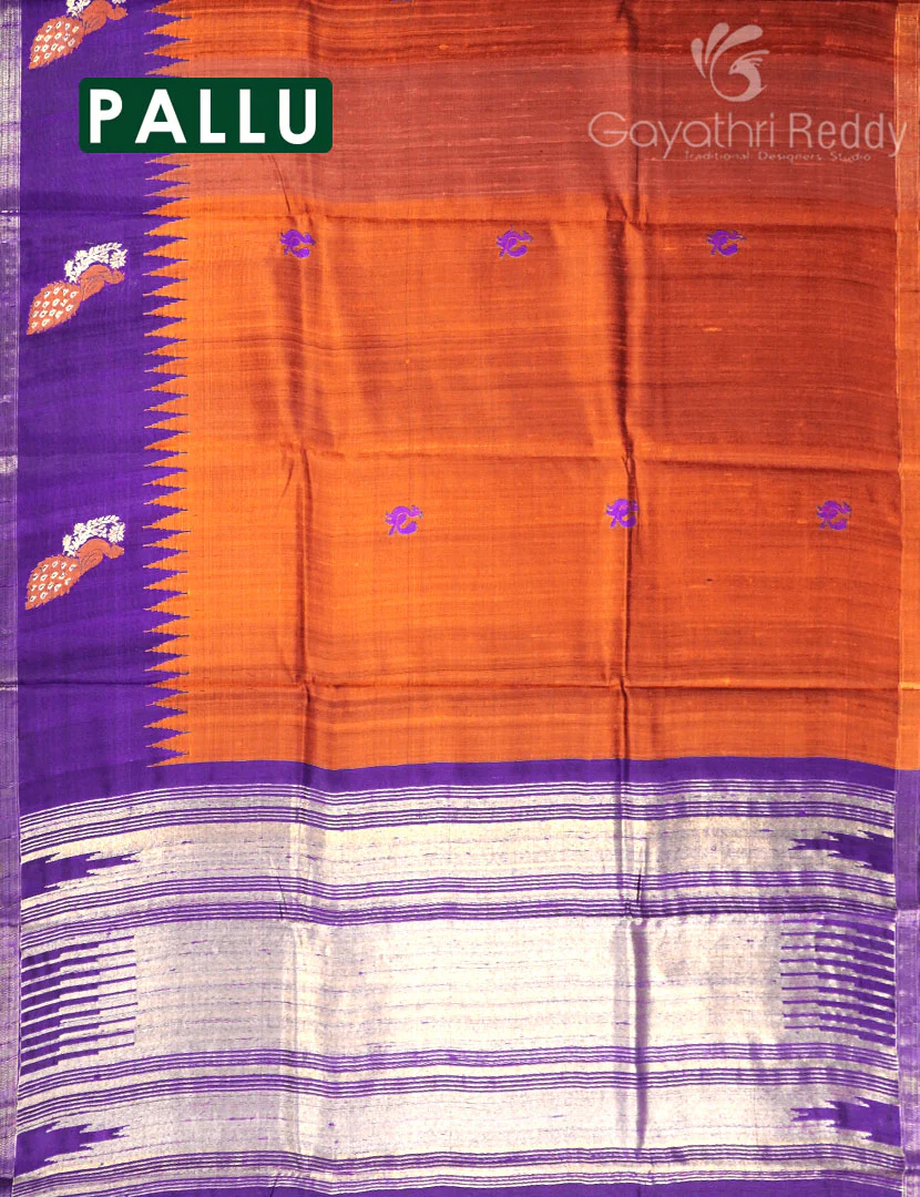 PURE KHADI PATTU SAREE-KHP1316 - Image 2