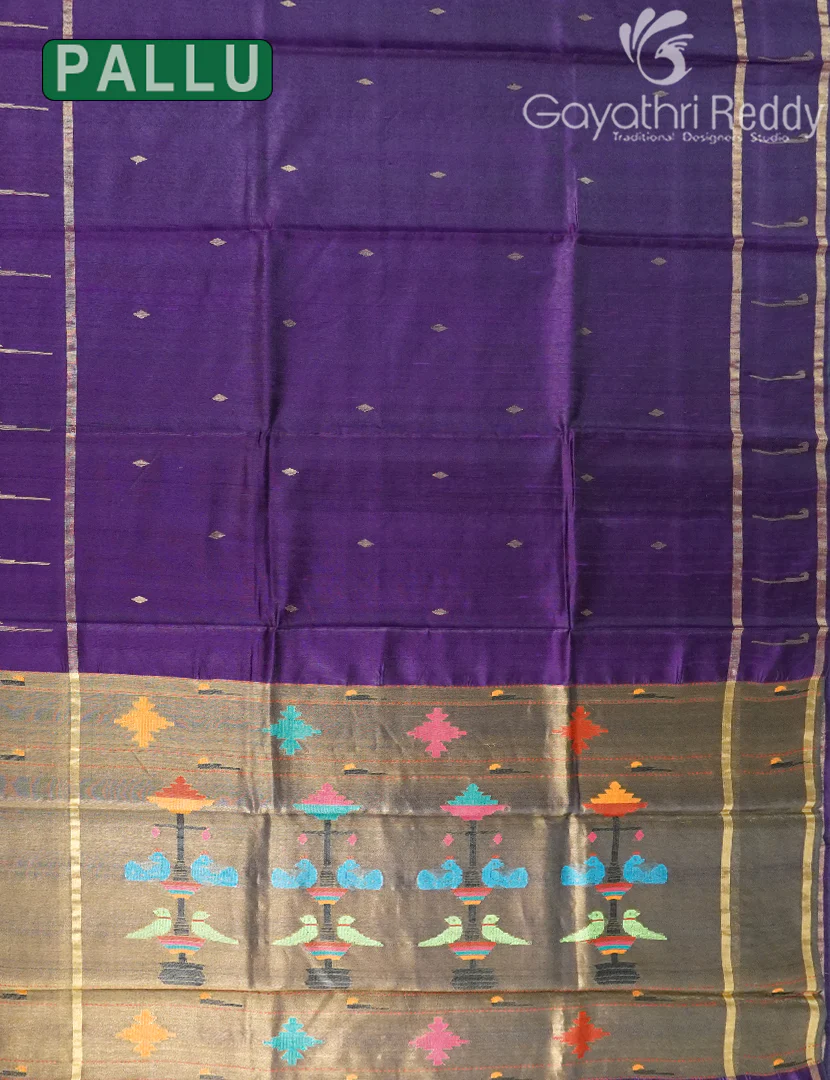 PURE KHADI PATTU SAREE-KHP1340 - Image 2