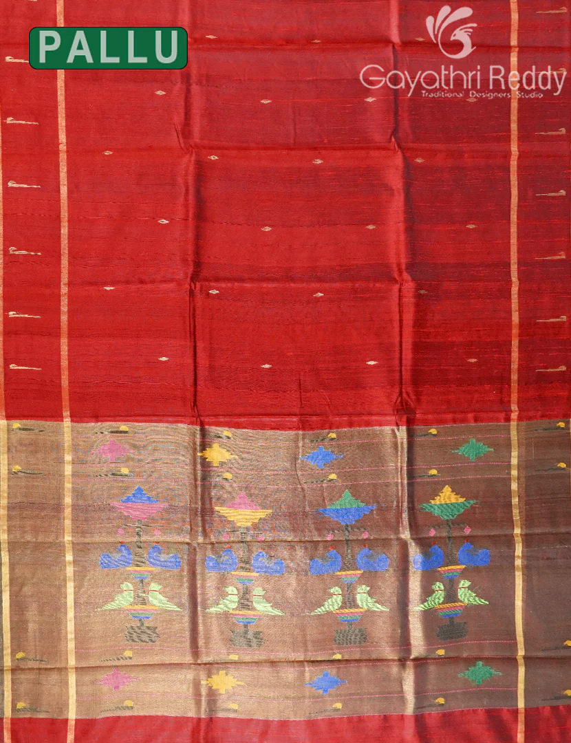 PURE KHADI PATTU SAREE-KHP1342 - Image 2
