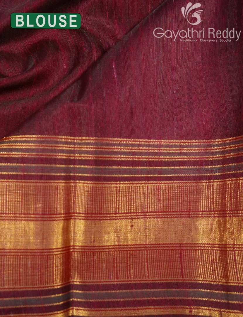 PURE KHADI PATTU SAREE-KHP1360 - Image 3