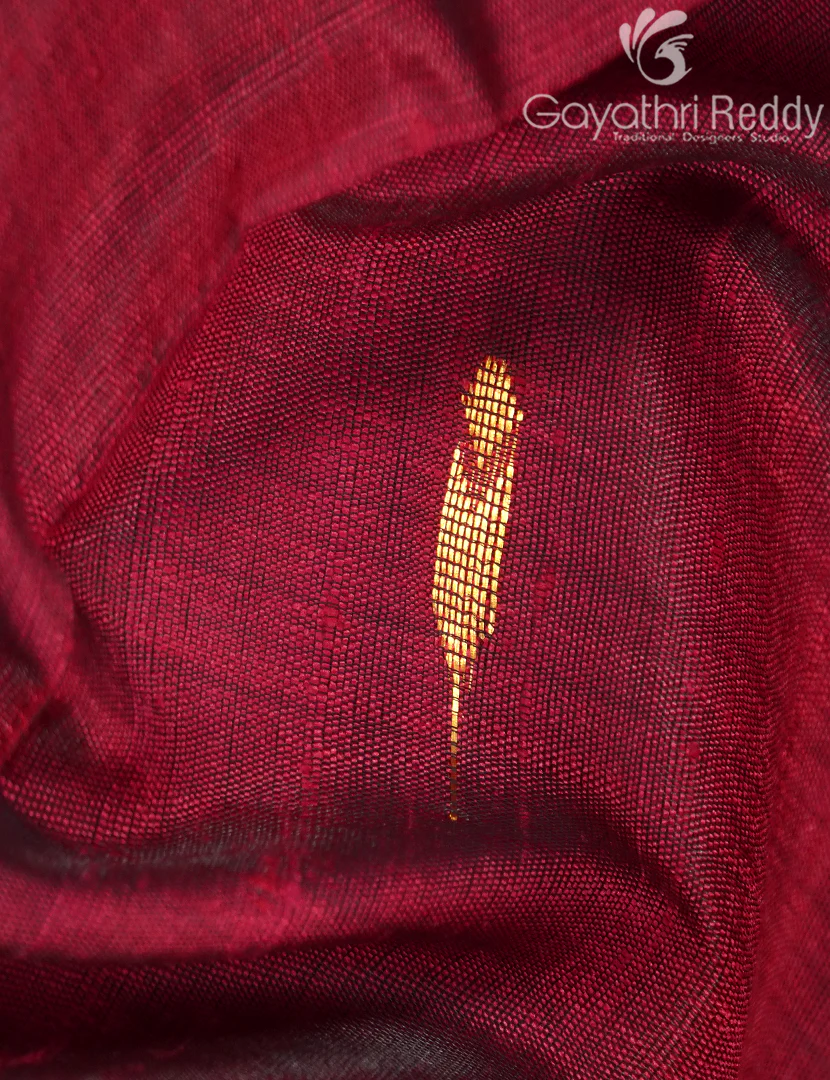 PURE KHADI PATTU SAREE-KHP1373 - Image 5