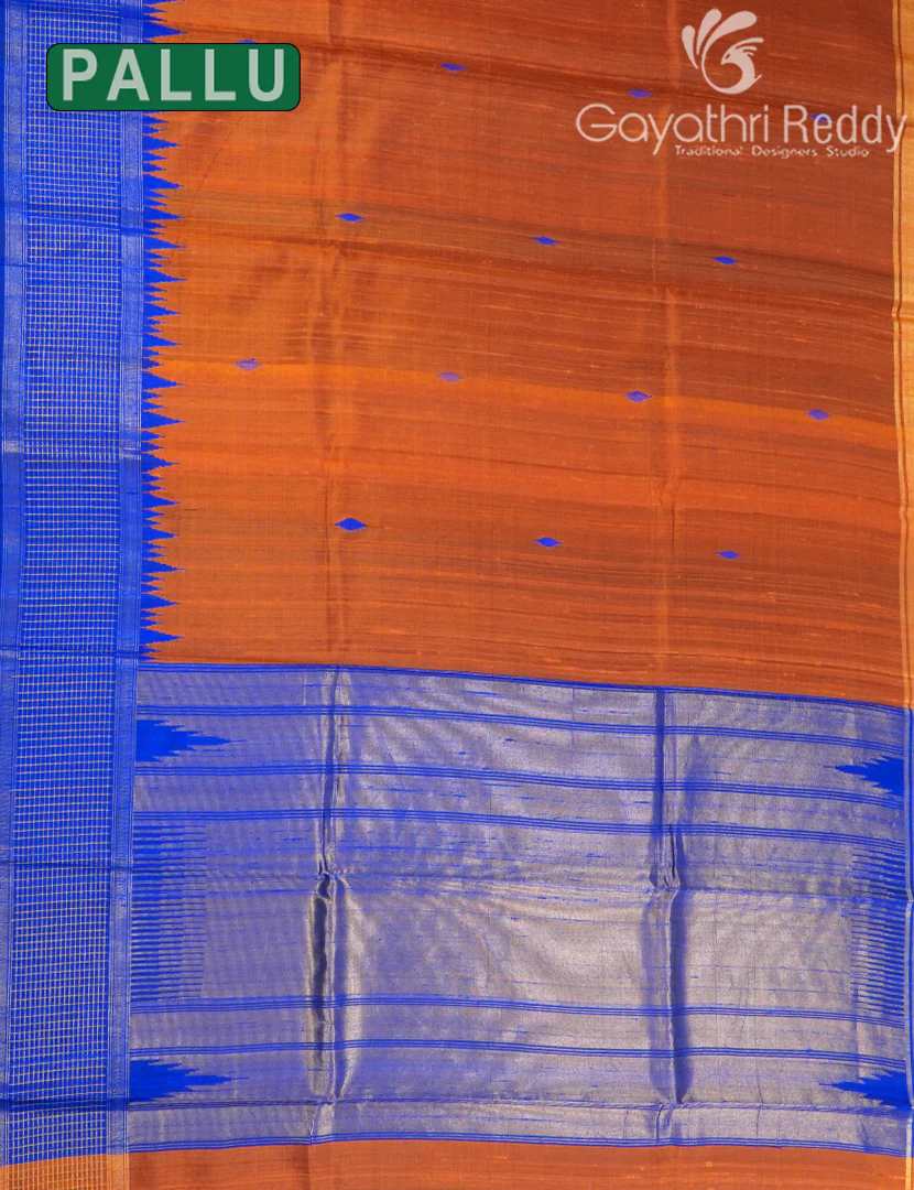PURE KHADI PATTU SAREE-KHP1398 - Image 2