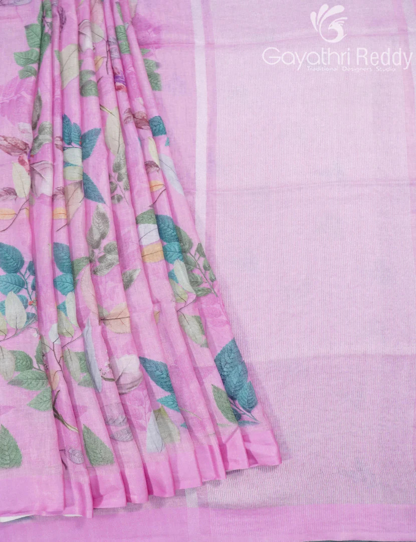 PURE LINEN SAREE-L1427 - Image 2