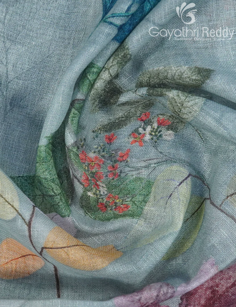PURE LINEN SAREE-L1429 - Image 6