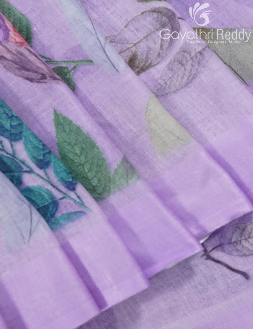 PURE LINEN SAREE-L1430 - Image 5