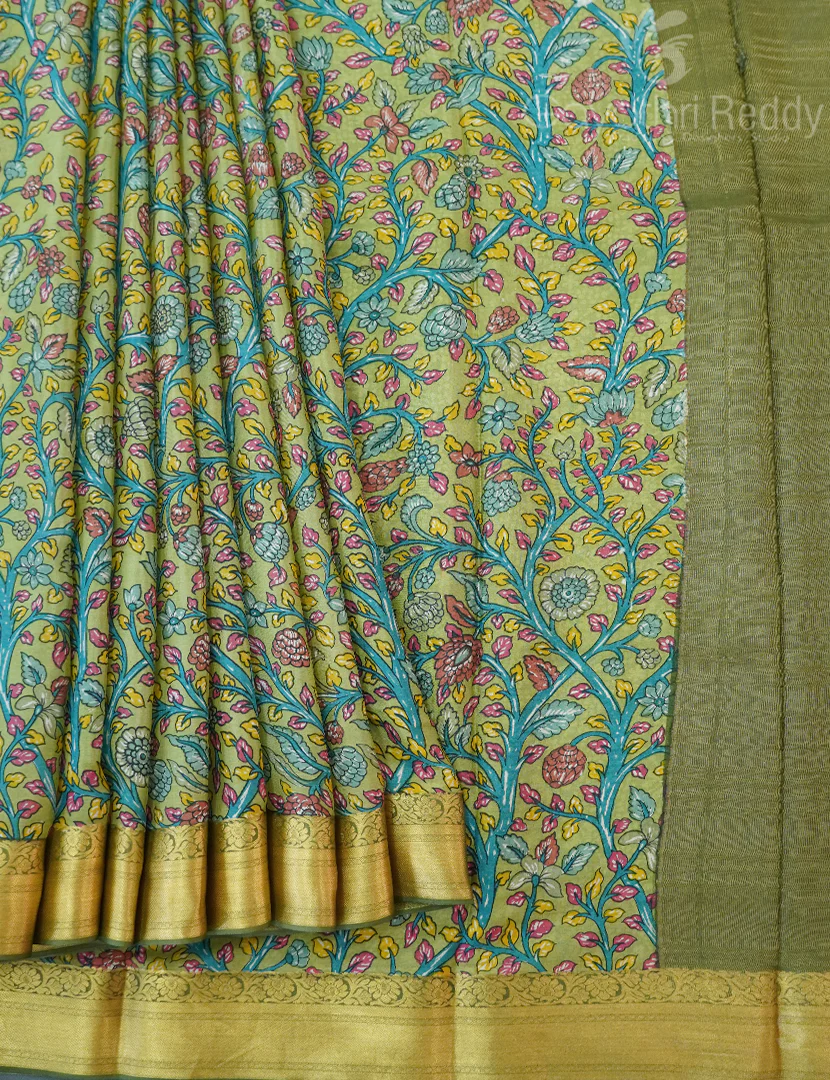 PURE MYSORE CRAPE SAREE-MSS1114