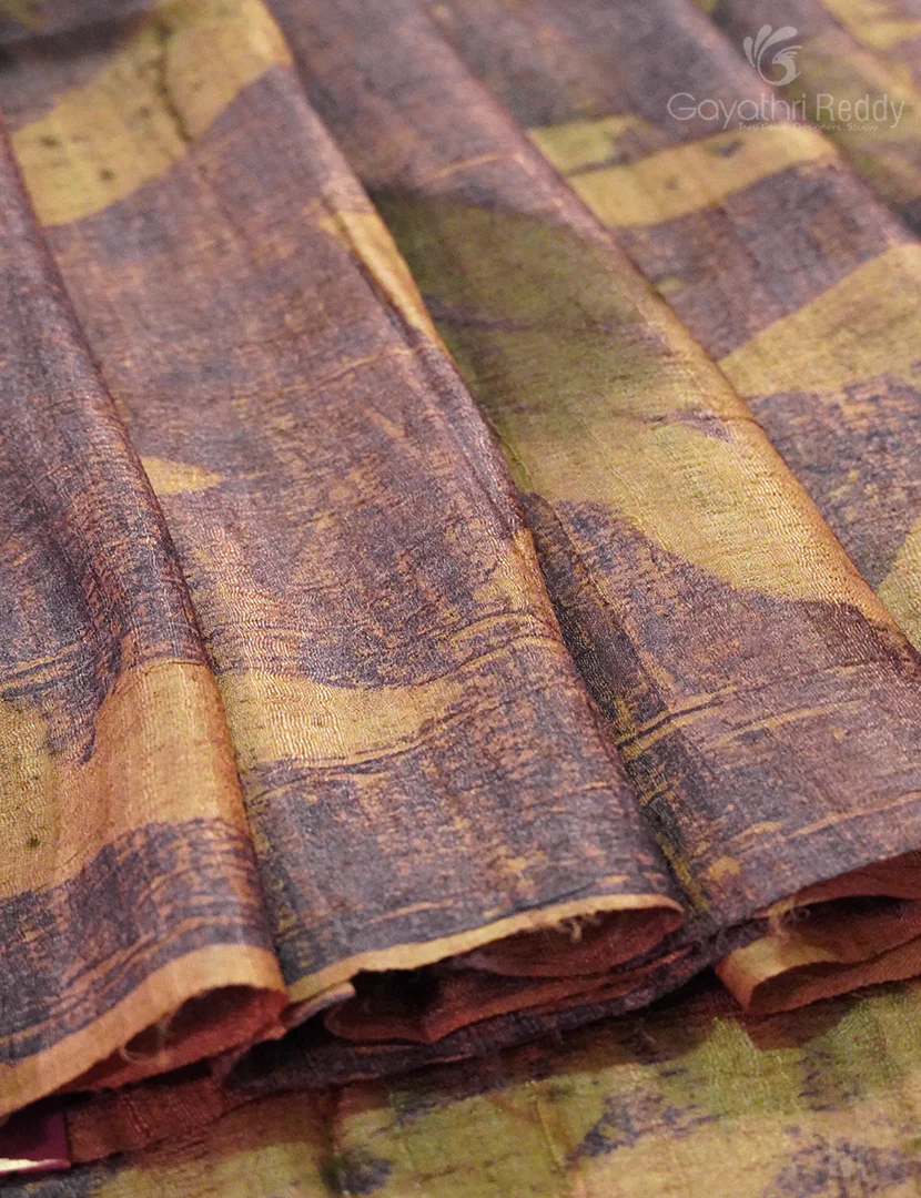 PURE ORGANIC TUSSAR SAREE-TS1310 - Image 3
