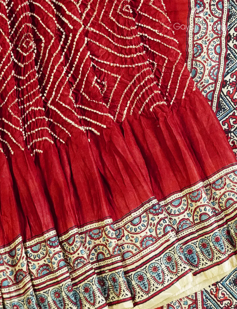 PURE  SILK BANDHANI-BSP17 - Image 4