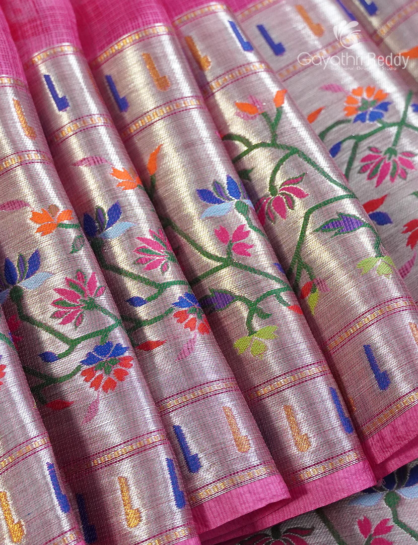PURE SILK KOTA PAITHANI SAREE-PSK413 - Image 4