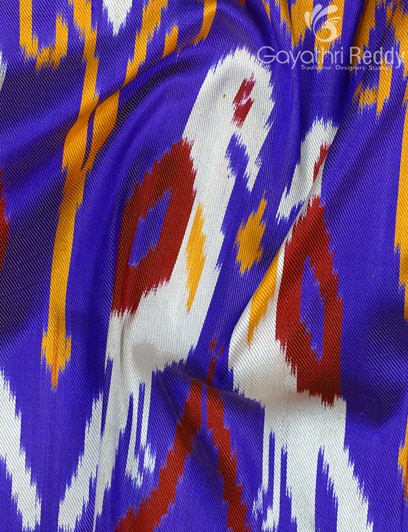 PURE TWILL IKKAT PATTU-IP779 - Image 5