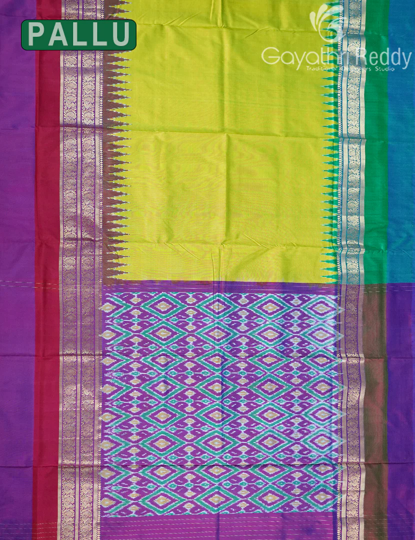 PURE TWILL IKKAT PATTU-IP781 - Image 2