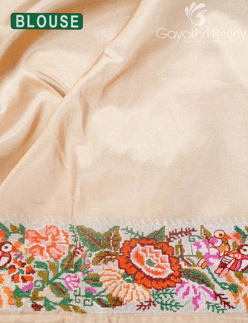 SEMI DUPION SILK SAREE-SDS109 - Image 4