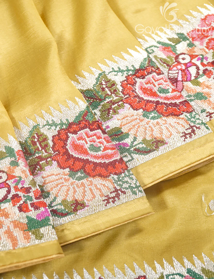SEMI DUPION SILK SAREE-SDS111 - Image 5
