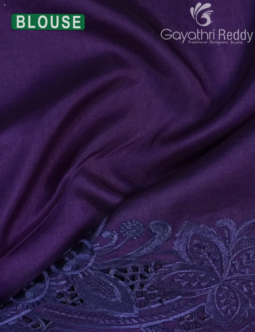 SEMI DUPION SILK SAREE-SDS120 - Image 3