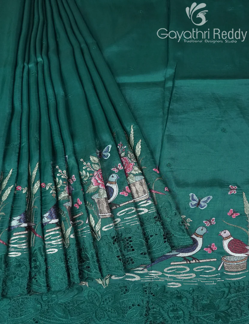 SEMI DUPION SILK SAREE-SDS125 - Image 2