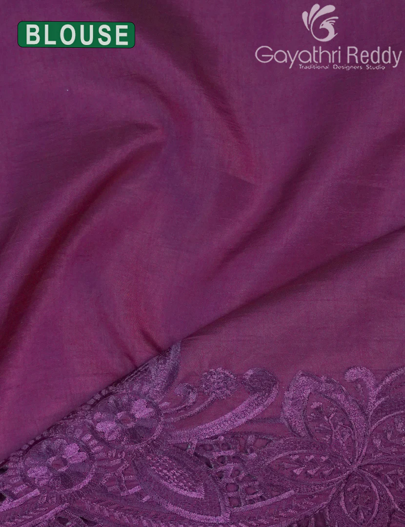 SEMI DUPION SILK SAREE-SDS126 - Image 4