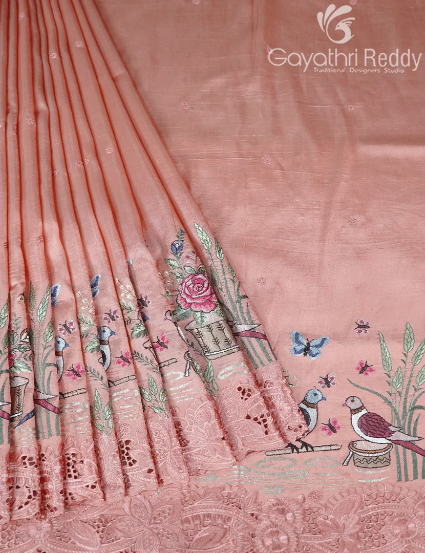 SEMI DUPION SILK SAREE-SDS128 - Image 2