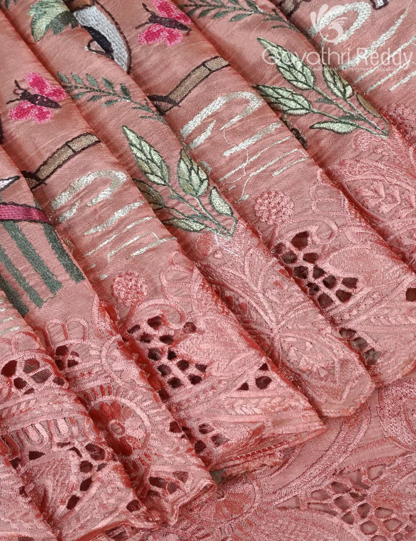 SEMI DUPION SILK SAREE-SDS128 - Image 5