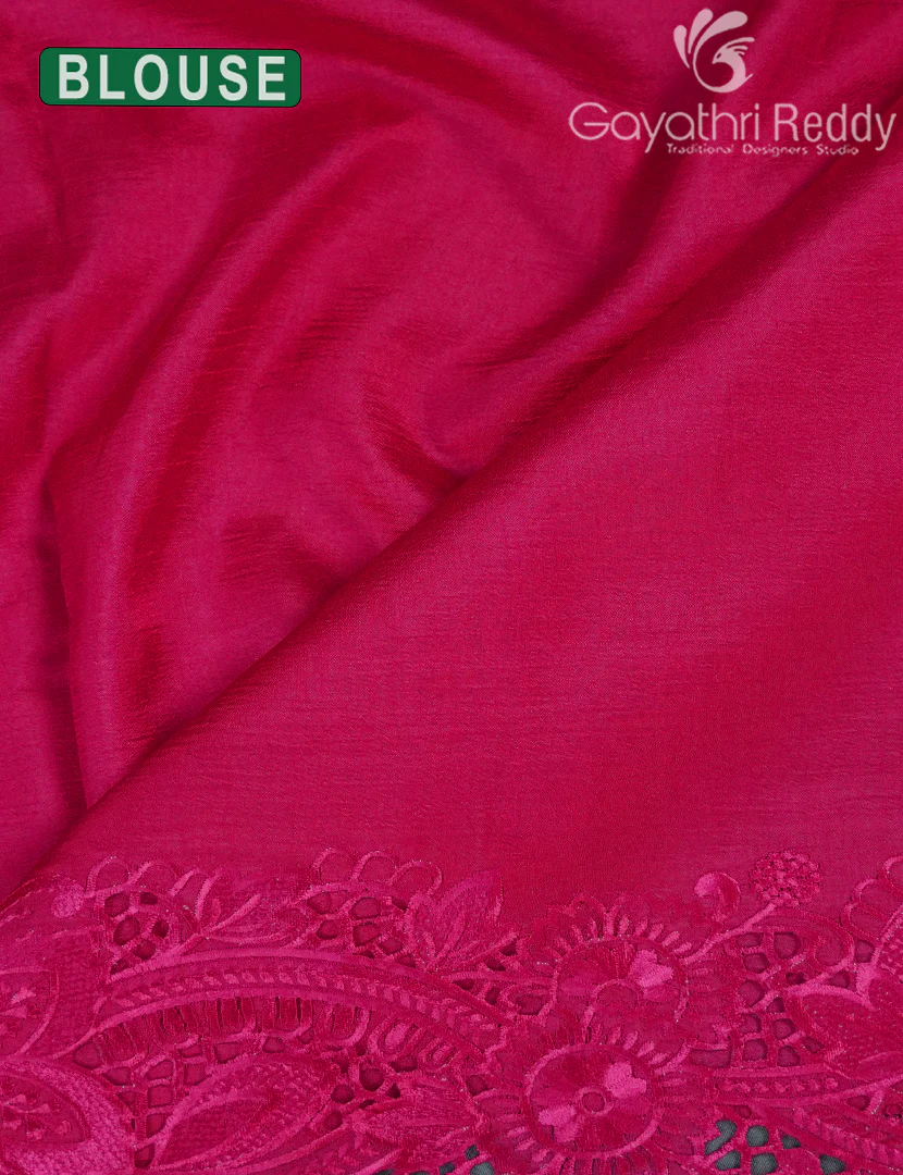SEMI DUPION SILK SAREE-SDS131 - Image 4