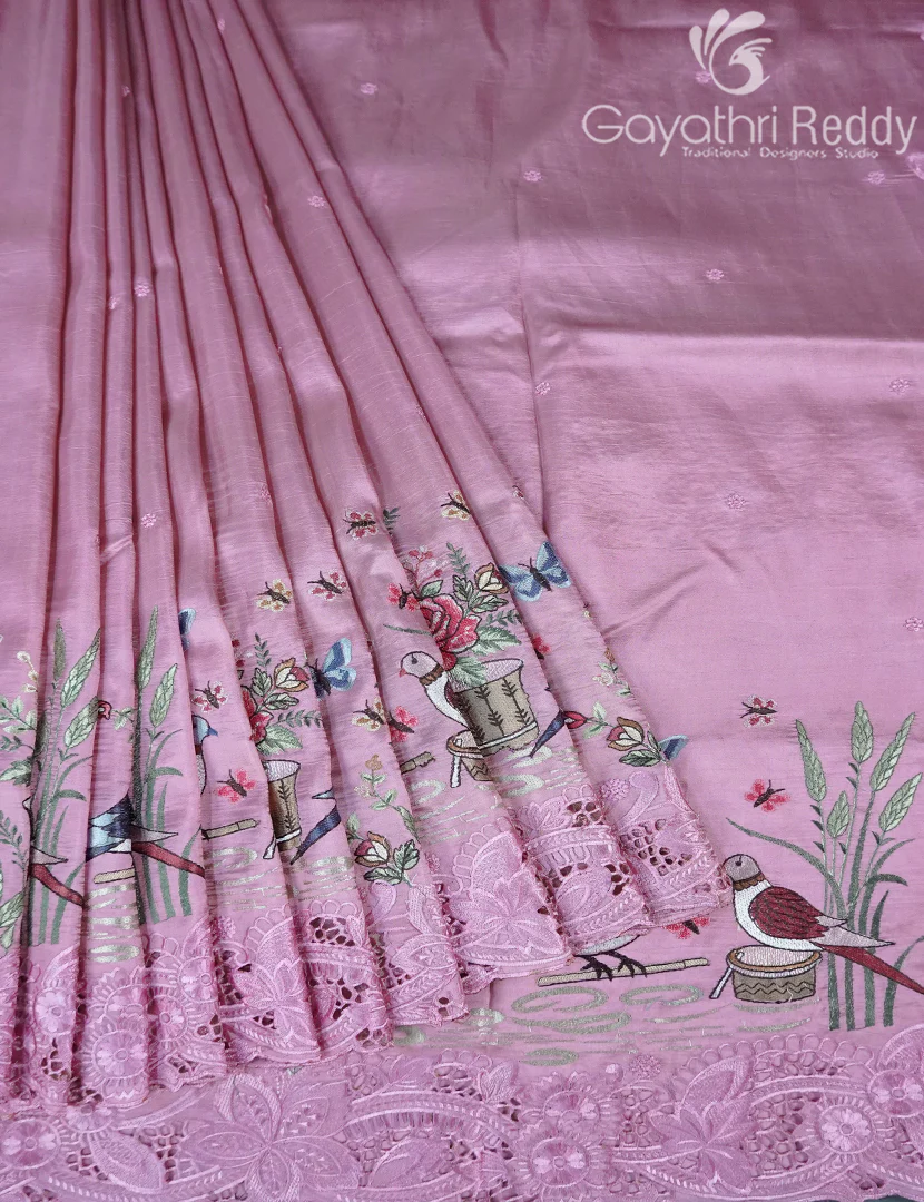 SEMI DUPION SILK SAREE-SDS134 - Image 2