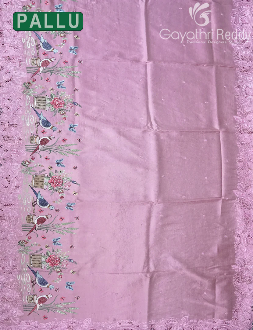 SEMI DUPION SILK SAREE-SDS134 - Image 3