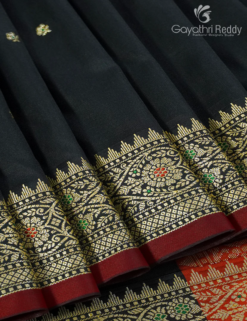 SEMI KATAN SAREE-SKN109 - Image 4