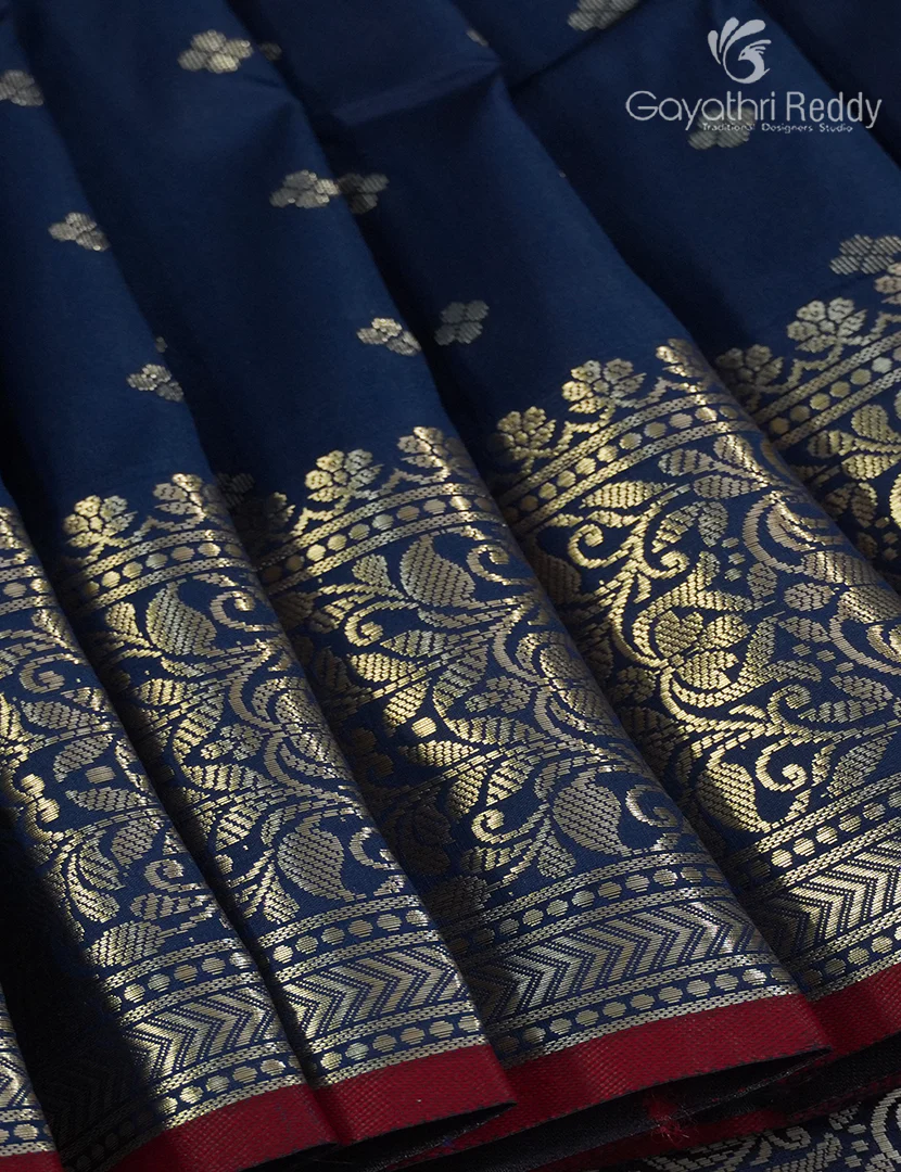 SEMI KATAN SAREE-SKN117 - Image 4