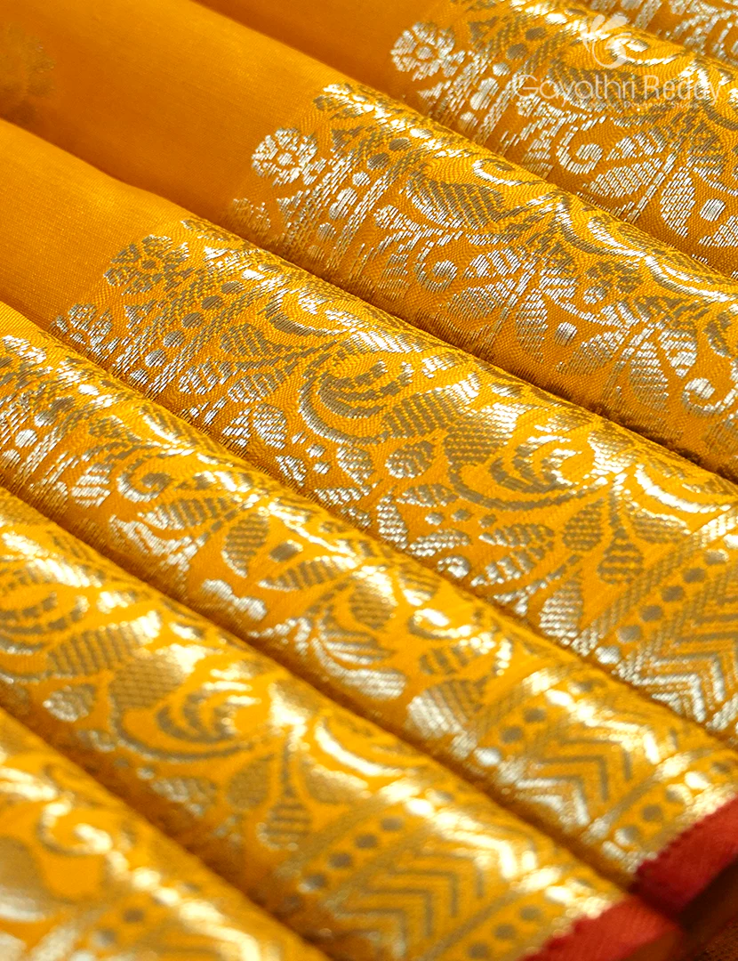 SEMI KATAN SAREE-SKN124 - Image 4